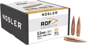 Nosler 6.5mm 140GR RDF HPBT Bullets 100CT