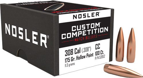 175gr HP-BT Custom Comp. 100ct - Nosler Bullets