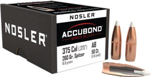 Nosler 375 Cal .375 260GR AccuBond Bullets