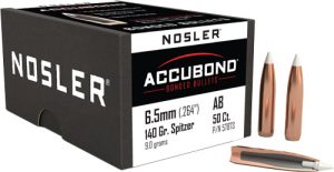 140 Grain AccuBond 50CT Boat Tail Bullets