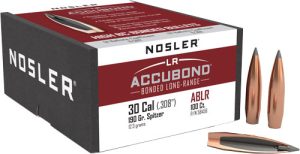 Nosler 30 Cal .308 190GR AccuBond LR 100CT