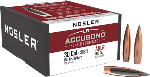 Nosler 30 Cal .308 190GR AccuBond LR 100CT
