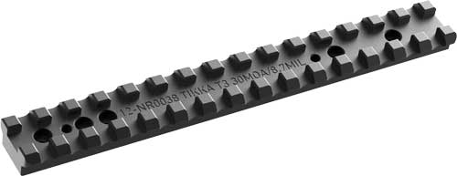 Audere NATO Rail Tikka T3/T3X - 30 MOA Black Finish