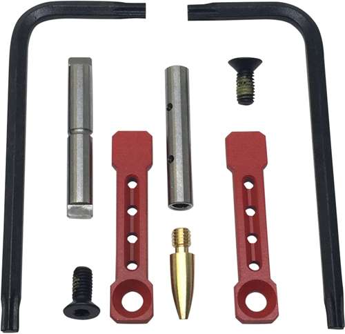 KNS Pin Kit Non-Rotating for AR15/M16 .154 Red