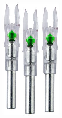 Nockturnal Lighted Nock GT-SERIES GREEN 3/PACK