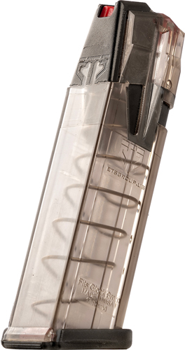 ETS Magazine Omega Glock 17/19, Transparent Polymer, 17 Rounds