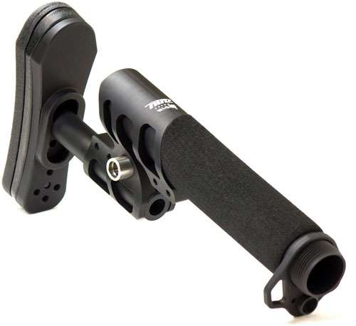 Buffer Tube Black for AR-15, Odin Stock Zulu 2.0