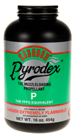 Hodgdon Pyrodex P 1lb can - Black Powder Substitute