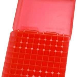 MTM 100 Round 17HMR/22MAG Ammo Box Clear Red