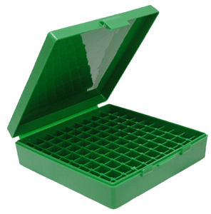 MTM Green Ammo Box 100 Rounds Storage