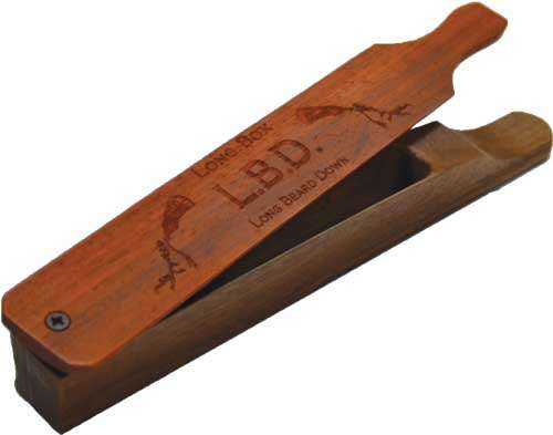 Pittman Game Calls LBD Padauk/Walnut Long Box Call