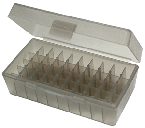MTM Ammo Box 44RM/41RM/45LC - 50 Rounds Green Flip Top Style