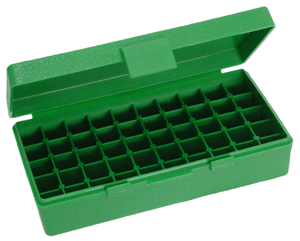 MTM Green Flip Top Style Ammo Box - 50 Rounds