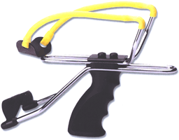 1/2" Glass or Steel Shot Slingshot for Precision Shooting