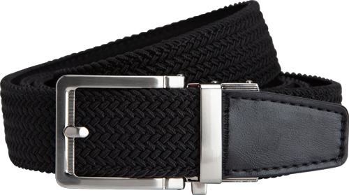 Nexbelt Braided Series 1.38" Black Adjustable Waist up to 50"
