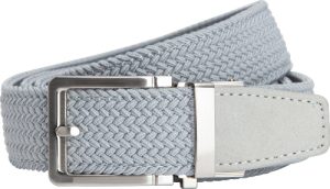 Nexbelt Braided Series 1.38" Cool Grey 2.0, Up to 50"