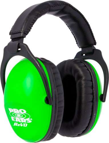 Pro Ears Revo Ear Muff - Neon Green Weight Conversion