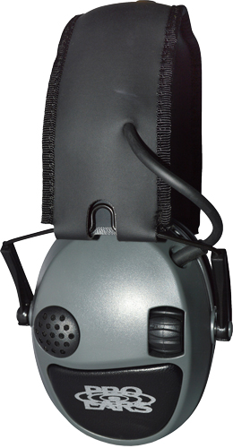 Pro Ears Silver 22 Ear Muff Electronic Black