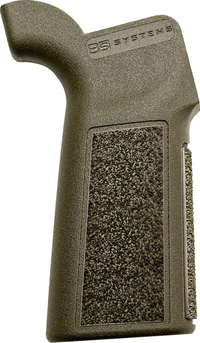 OD Green Beavertail Pistol Grip, Durable Polymer