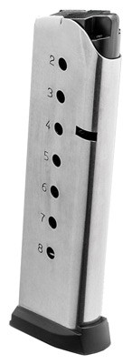 Springfield Magazine 1911-A1 Stainless Steel 45ACP 8RD