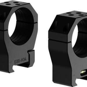 Audere Scope Rings PSR 30mm - Matte Black, Lightweight, Durable