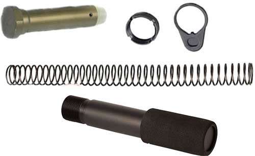 J&E Pistol Buffer Tube Combo Black Weight Kit