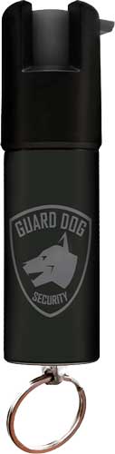 Guard Dog Keychain Pepper Spray 1/2 Ounce Black