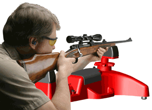 MTM Predator Shooting Rest Red - Lightweight, Adjustable, Durable