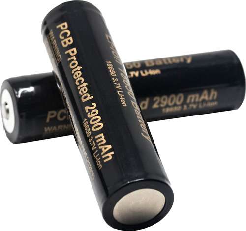 Predator Tac 18650 2900mAh Batteries, 2-Pack