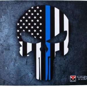 11"x17" Punisher Blue Line Armorers Bench Mat