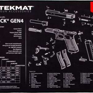 ULTRA 15"X20" FOR GLOCK G4 BLK Bench Mat