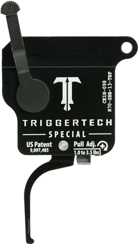 Triggertech Rem 700 Single Stage Trigger, Black Special Flat
