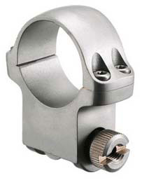 Ruger 5K High 1" Stainless Steel Scope Ring