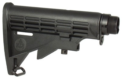 UTG Stock Assembly AR-15 Black, 6-Position Mil-Spec