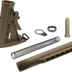6 Position Mil-Spec Lightweight Stock Assembly Flat Dark Earth