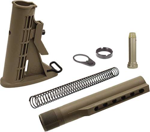 6 Position Mil-Spec Lightweight Stock Assembly Flat Dark Earth