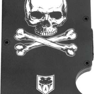 Cobratec RFID Jolly Roger Aluminum Wallet Money Clip