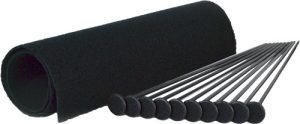 GSS Small Rifle Rod Kit 10 Black - .22 Cal 19"x15"