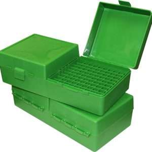 MTM Green Flip Top Style Ammo Box - 200 Rounds