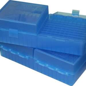 200-Rounds Flip Top Style Blue Ammo Box