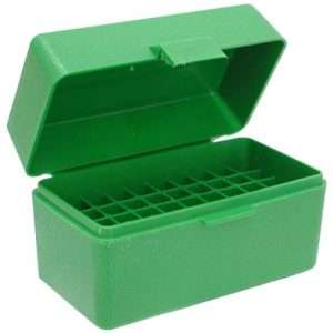 MTM Ammo Box Small Rifle Green Flip Top