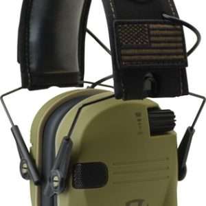 SLIM PATRIOT 23dB OD GREEN Electronic Hearing Protection Device