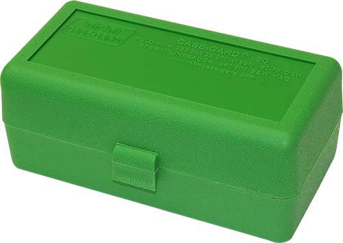 MTM Green Ammo Box - 50 Rounds, Flip Top Style