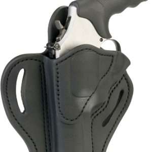 FIT LH K-FRAMES 6" BLACK Leather Holster OWB Multi - S&W K/L