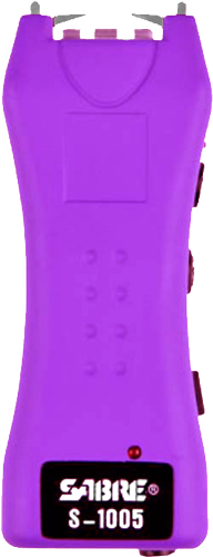 Sabre Stun Gun Flashlight Mini - Purple Holster Included