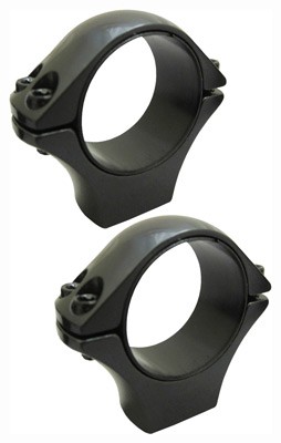 30mm Tube Medium Black Optilock Rings - Premium Scope Mounting Choice