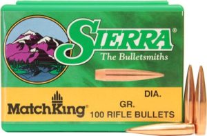 Sierra .22 Cal .224 69GR HP-BT Match 100CT Bullets