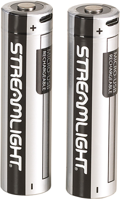 Streamlight SL-B26 USB Battery 2-Pack - Fast Charging, USB Rechargeable