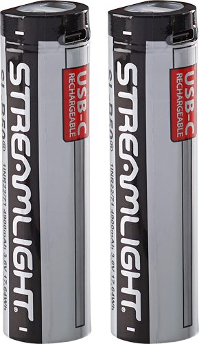 Streamlight SL-B50 USB Battery 2-Pack: Long-Lasting Power for Flashlights