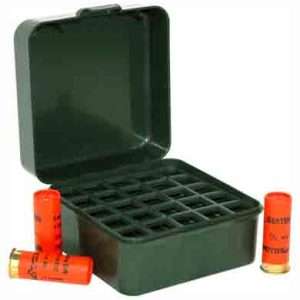 MTM 20GA 25-Round Green Ammo Box for 3" Shotshells